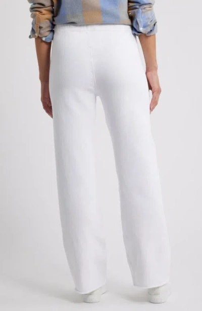 Frank & Eileen Catherine Tie Waist Sweatpants In White