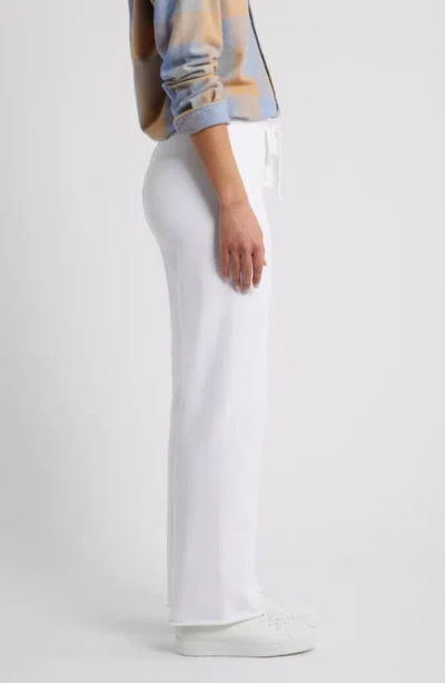 Frank & Eileen Catherine Tie Waist Sweatpants In White