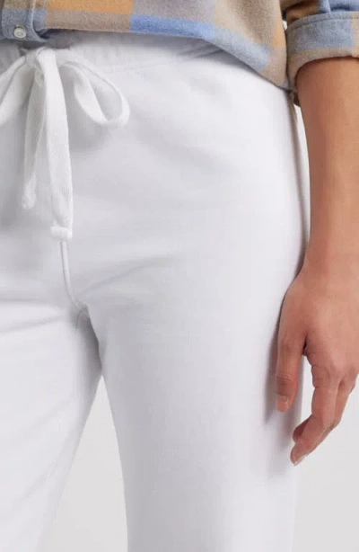 Frank & Eileen Catherine Tie Waist Sweatpants In White