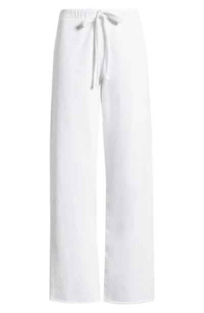 Frank & Eileen Catherine Tie Waist Sweatpants In White