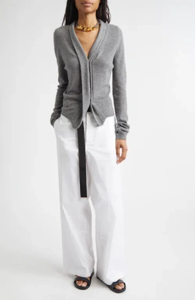 Plan C Shawl Collar Cashmere Cardigan In Multi