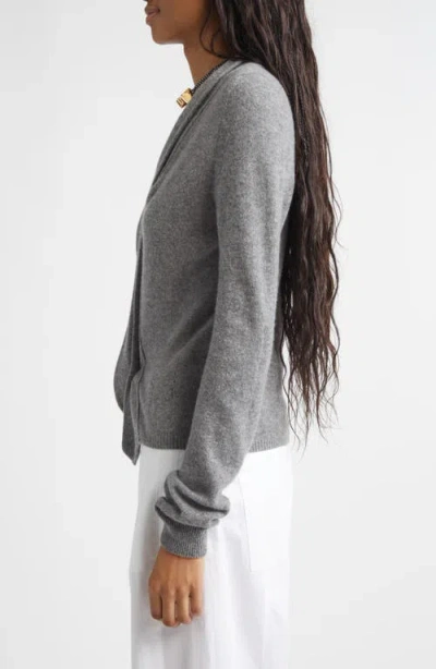 Plan C Shawl Collar Cashmere Cardigan In Multi