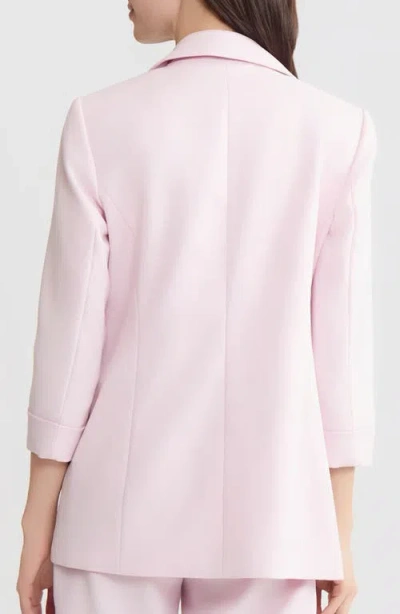Kasper Double Breasted Blazer In Pink
