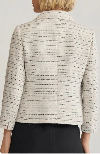 Kasper Tweed Jacket In Brown