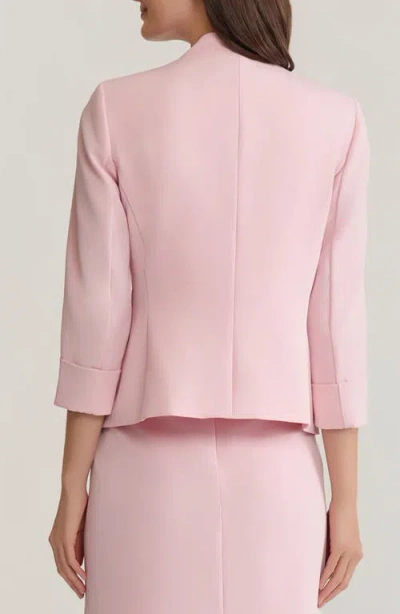 Kasper Cuff Sleeve Jacket In Pink
