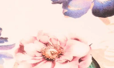 Ted Baker Lia Floral Print T-shirt In White