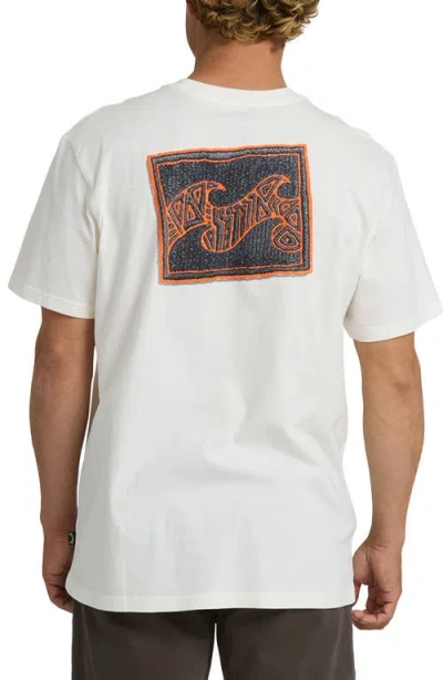 Billabong Crayon Wave Graphic T-shirt In Neutral