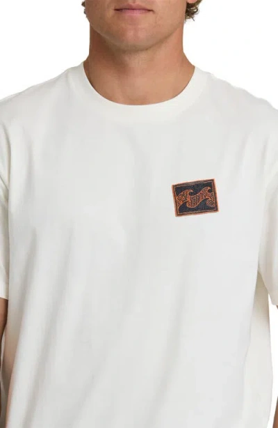 Billabong Crayon Wave Graphic T-shirt In Neutral