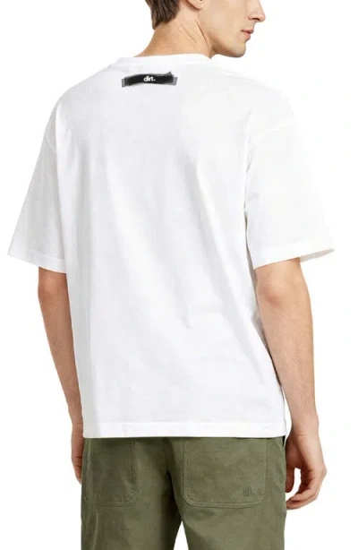 D.rt Encrypted Graphic T-shirt In White