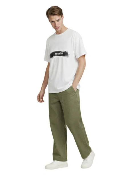 D.rt Encrypted Graphic T-shirt In White