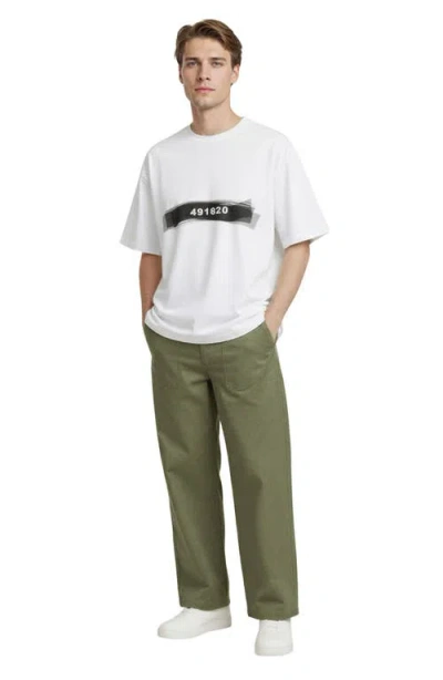 D.rt Encrypted Graphic T-shirt In White