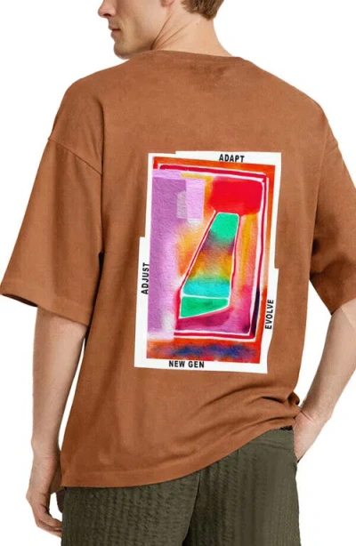 D.rt Untold Graphic T-shirt In Brown