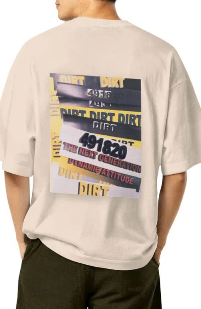 D.rt Hazardous Graphic T-shirt In Neutral