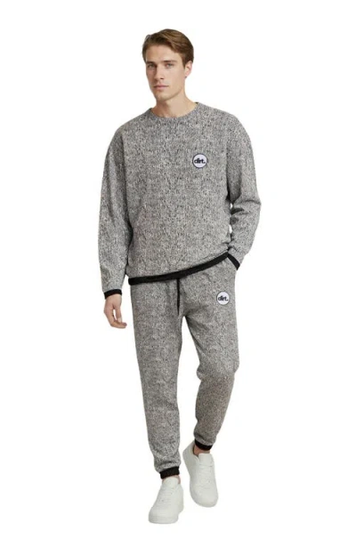 D.rt Oversize Layered Crewneck Sweatshirt In Gray