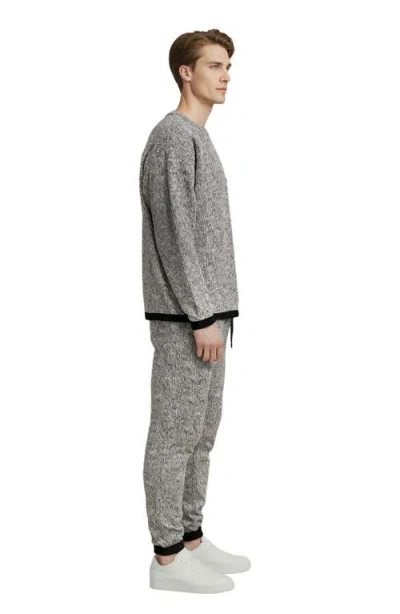 D.rt Oversize Layered Crewneck Sweatshirt In Gray