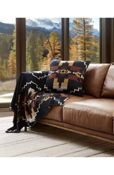 Pendleton Cotton Knit Accent Pillow In Multi