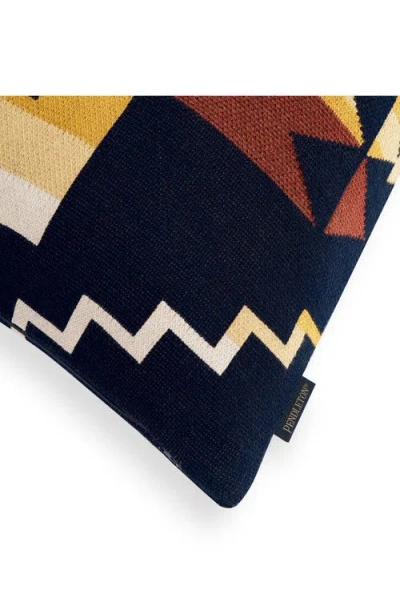 Pendleton Cotton Knit Accent Pillow In Multi