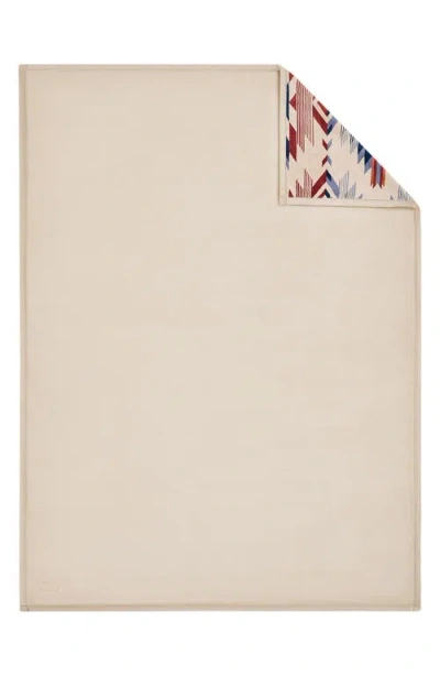 Pendleton Wyeth Falls Plush Throw Blanket In Neutral