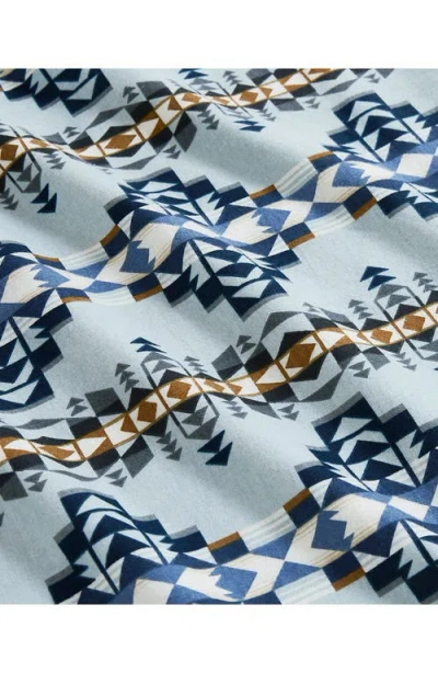 Pendleton Flannel Sheet Set In Blue