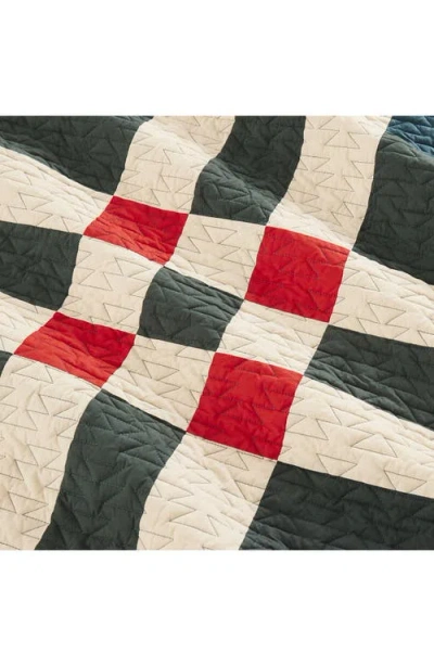 Pendleton Four Square Quilt & Shams Set In Green