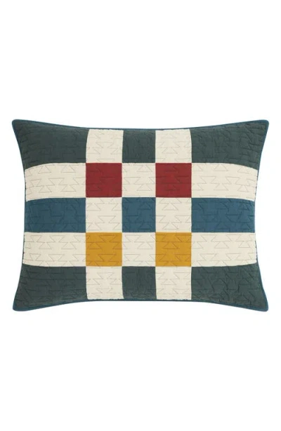 Pendleton Four Square Quilt & Shams Set In Green