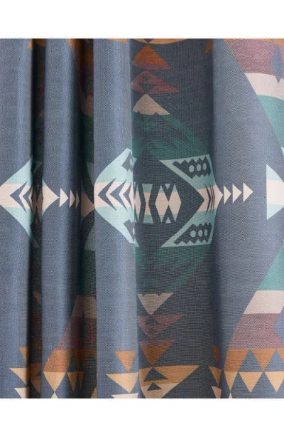 Pendleton Diamond Peak Shower Curtain In Blue