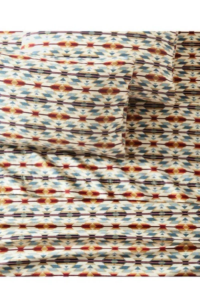 Pendleton Flannel Sheet Set In Multi