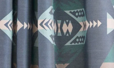 Pendleton Diamond Peak Shower Curtain In Blue