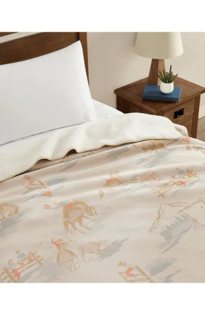 Pendleton Rodeo Landscape Blanket In Neutral
