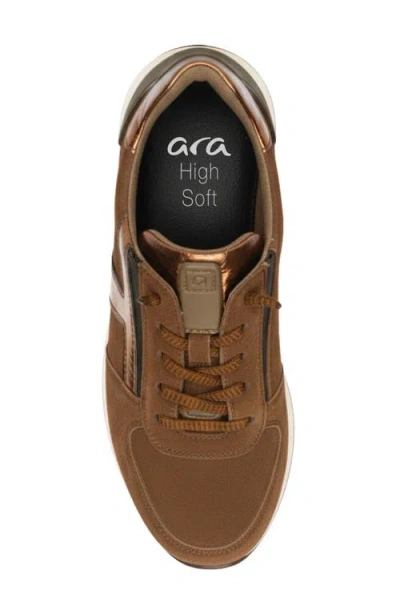 Ara Surrey Low Top Sneaker In Brown