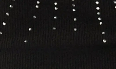 True Religion Crop Distressed Buddha Crystal Graphic T-shirt In Black