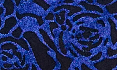 Mapalé Mapale Burnout Velvet Teddy In Blue