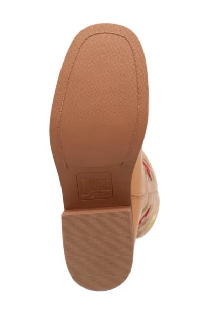 Dingo Bloom Embroidered Boot In Brown