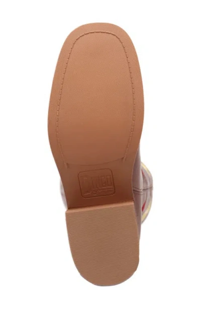 Dingo Bloom Embroidered Boot In Brown