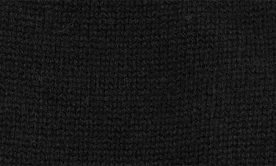 Mango Two-tone Knit Gloves In Black