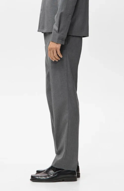 Mango Straight Leg Pants In Multi