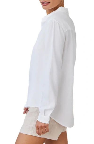 Bella Dahl Classic Button-up Shirt In White
