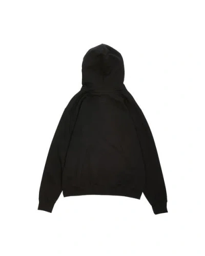 Vowels Double Scribble Hoodie In Black