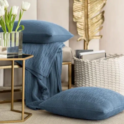 Togas Holty Decorative Pillow In Blue