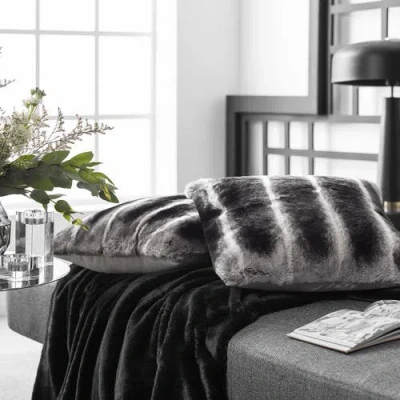 Togas Rusher Decorative Pillow In Black