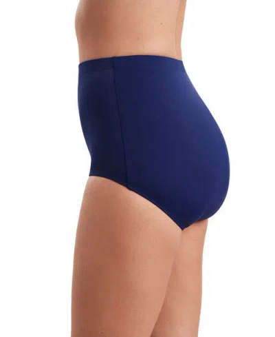 Shapesolver Full Hipster Brief Swimsuit Bottom In Blue