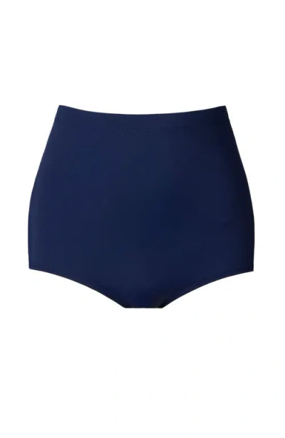 Shapesolver Full Hipster Brief Swimsuit Bottom In Blue