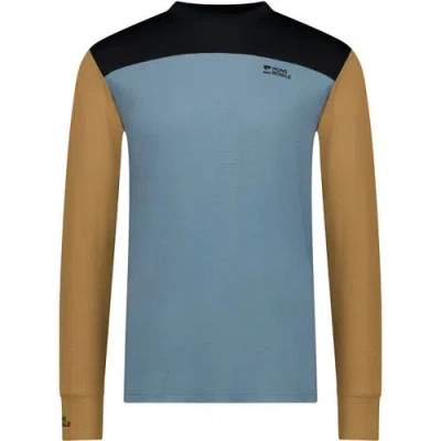 Mons Royale Yotei Tech Long-sleeve Top In Blue