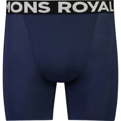Mons Royale Hold 'em Boxer Brief In Blue