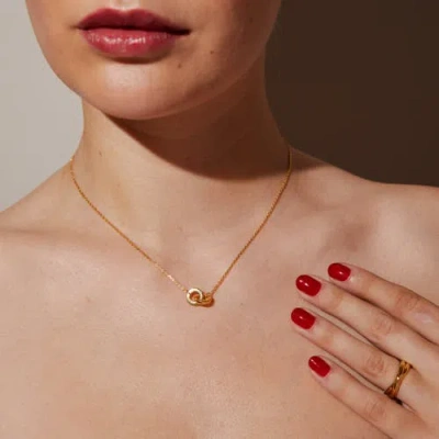 Aurate New York Bold Connection Necklace In Gold