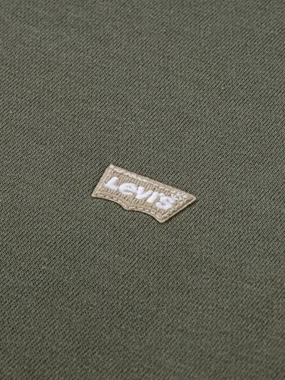 Levi's Logo-patch Sweatshirt In Green