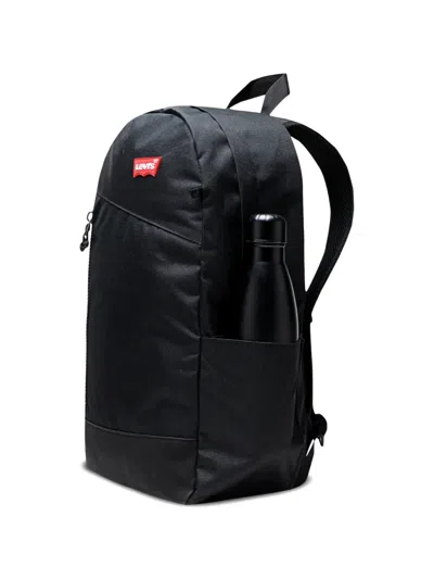 Levi's Logo-patch Backpack In Black