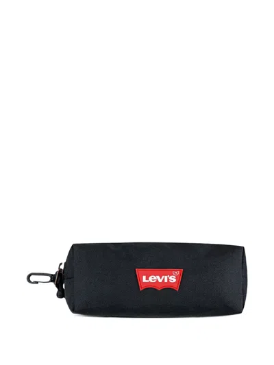 Levi's Logo-patch Backpack In Black