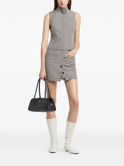 Courrèges Logo-detail Flat Boots In White