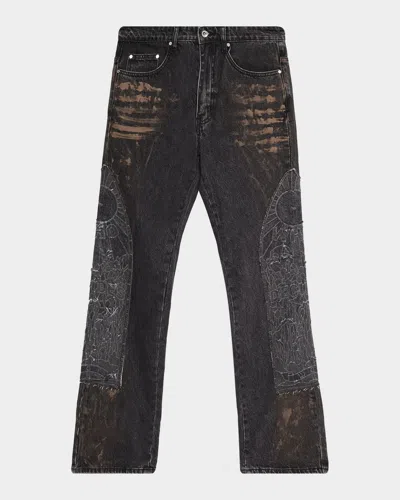 Who Decides War Mechanic Straight Jeans In Black